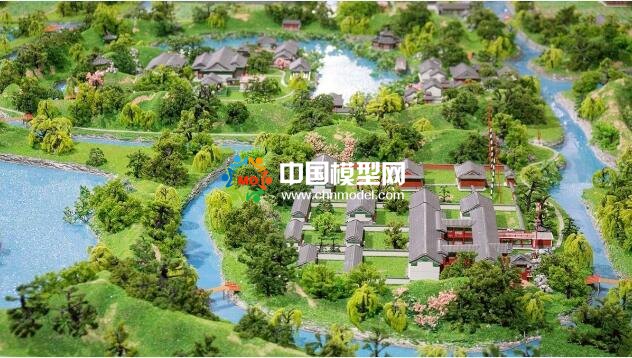 大型皇家園林沙盤模型重現圓明園昔日輝煌