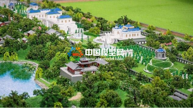 大型皇家園林沙盤模型重現圓明園昔日輝煌