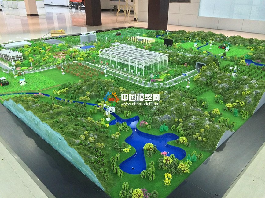 智慧農業模型 ,智慧農業科技大棚展示模型