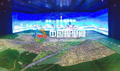 數字投影沙盤模型