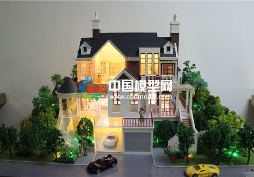 精工細制的別墅沙盤模型