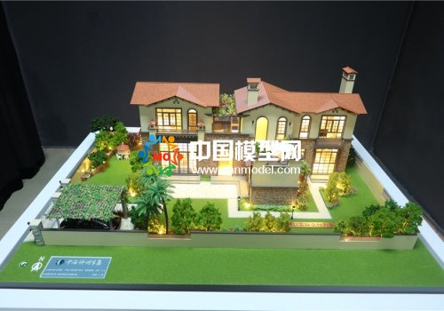 精工細制的別墅沙盤模型