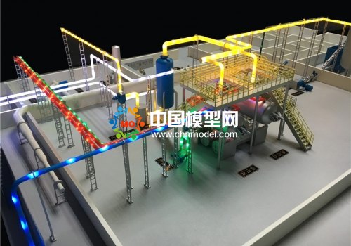 有機廢棄物處理及環境工程解決方案沙盤模型