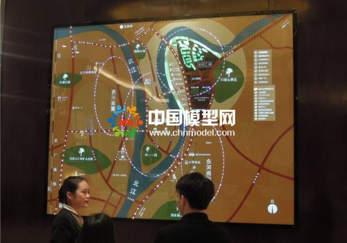房地產區位壁掛沙盤模型