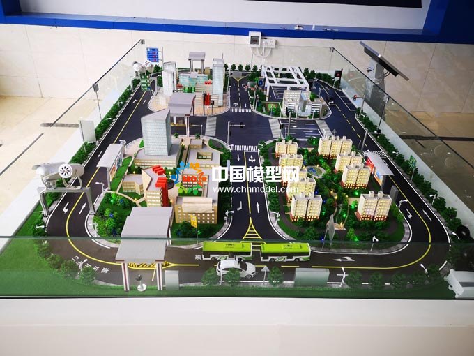 智能交通演示沙盤