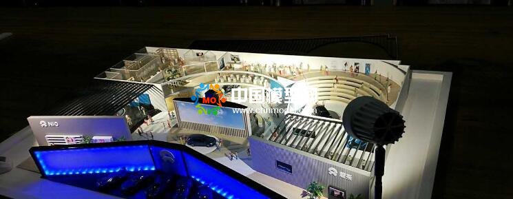 汽車展廳沙盤模型