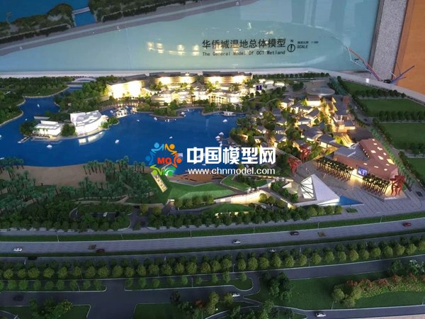 濕地公園規劃沙盤模型