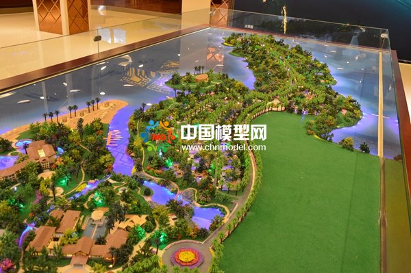 南麗湖旅游度假區規劃沙盤模型
