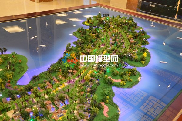 南麗湖旅游度假區規劃沙盤模型