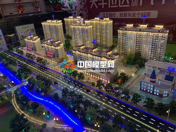 公園壹號售樓部沙盤模型
