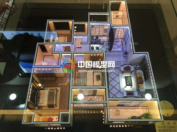 花園式洋房沙盤模型