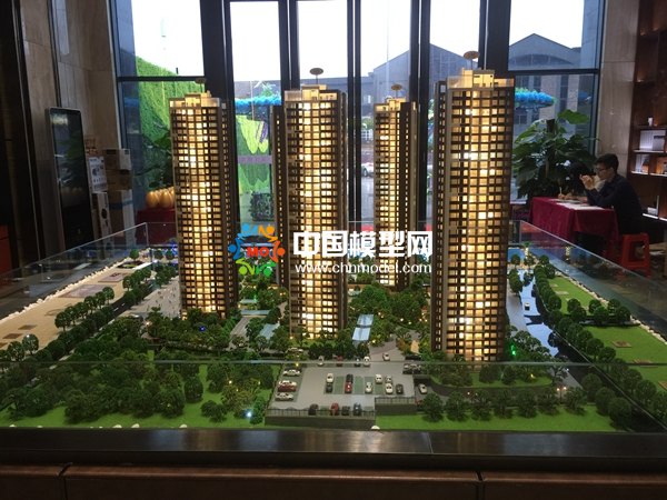 濱江時(shí)光園樓盤(pán)沙盤(pán)模型