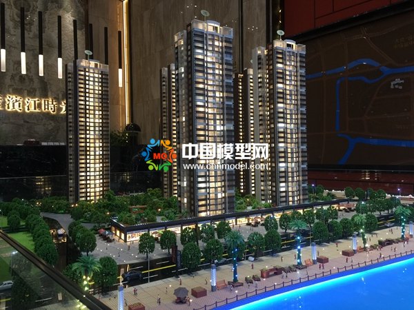 濱江時(shí)光園樓盤(pán)沙盤(pán)模型