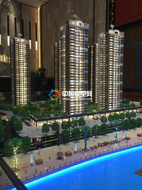 濱江時(shí)光園樓盤(pán)沙盤(pán)模型