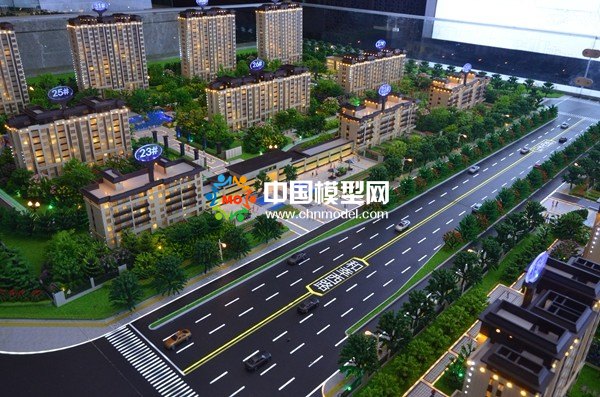 新都會項目建筑模型