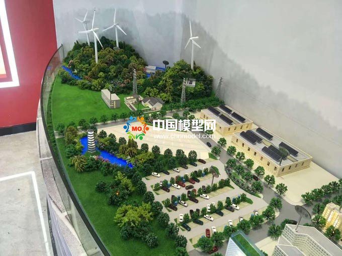 環保新能源輸變電沙盤模型