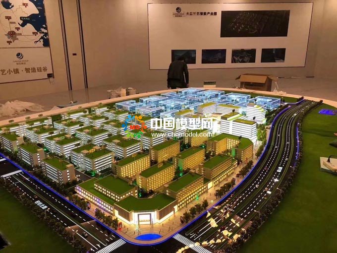 智能產(chǎn)業(yè)園沙盤(pán)模型