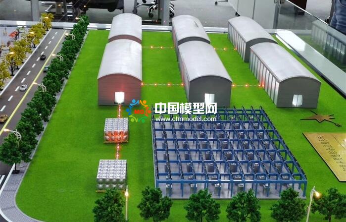 太陽能異聚態熱利用系統沙盤模型