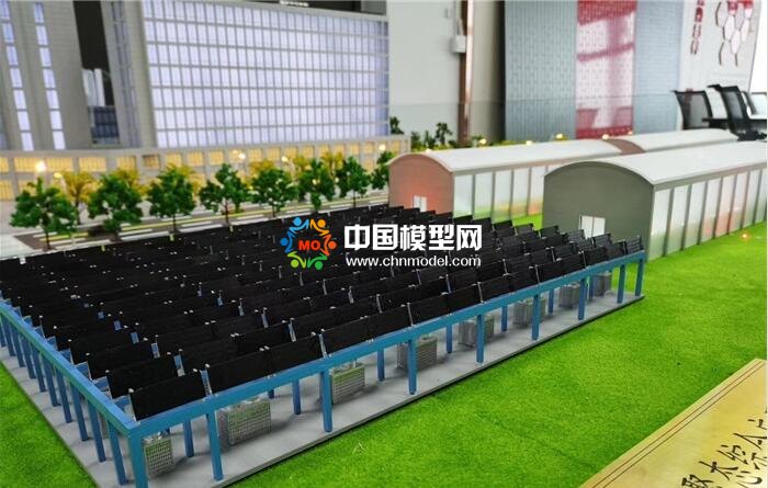 太陽能異聚態熱利用系統沙盤模型