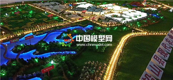 現代農業示范基地沙盤模型