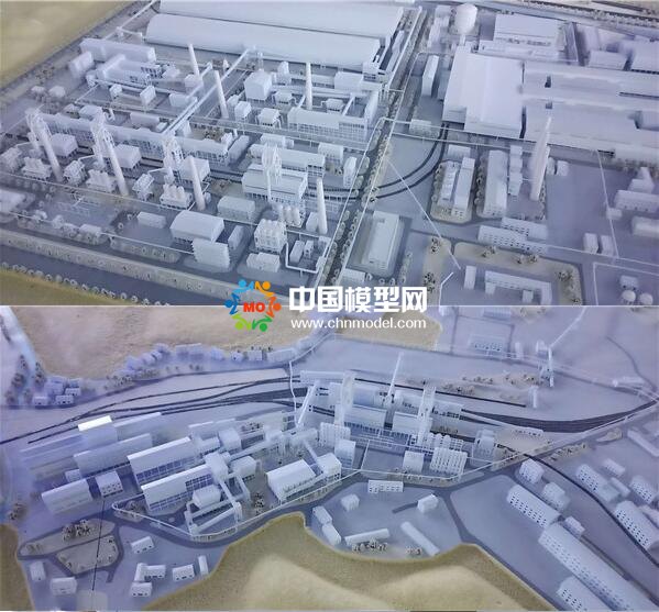 鋼鐵廠沙盤模型，投影電子沙盤