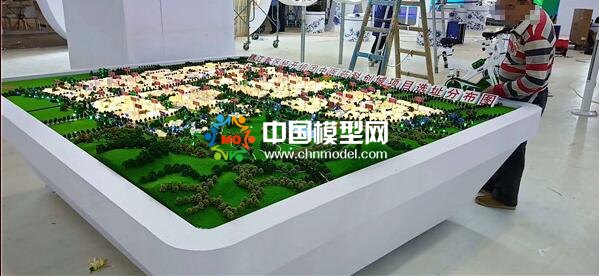 中醫藥科創城沙盤模型