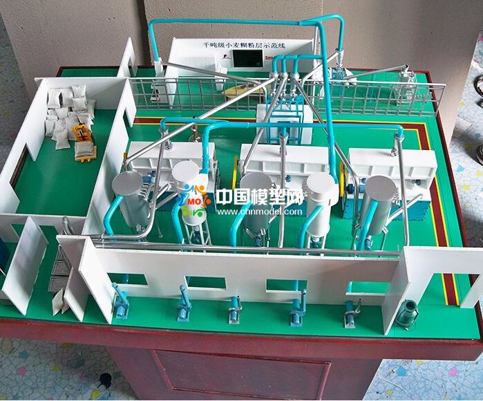中科院：小麥糊粉層分離技術沙盤模型