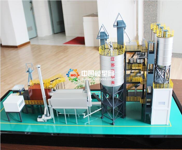 干粉砂漿成套設備沙盤模型
