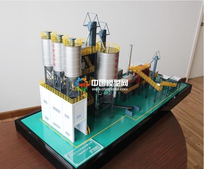 干粉砂漿成套設備沙盤模型