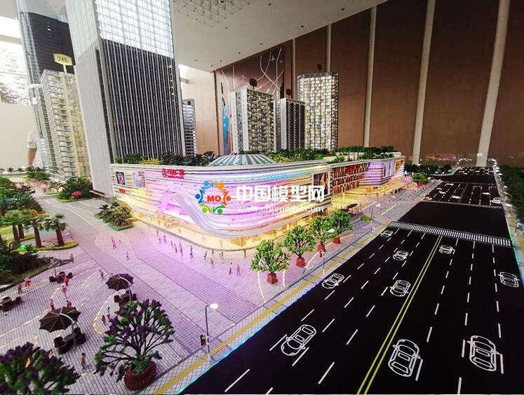 滇池明珠萬達廣場建筑模型
