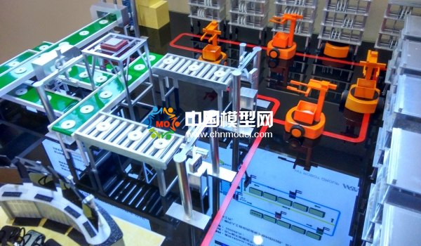 智慧工廠沙盤模型，生產線沙盤模型