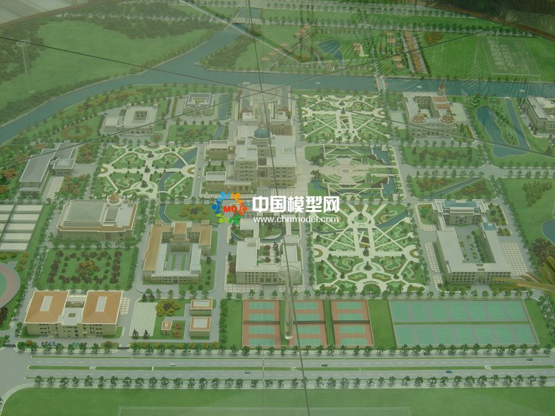 外國(guó)語(yǔ)大學(xué)沙盤(pán)模型