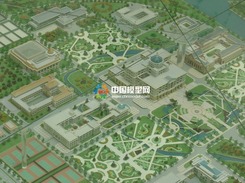外國(guó)語(yǔ)大學(xué)沙盤(pán)模型
