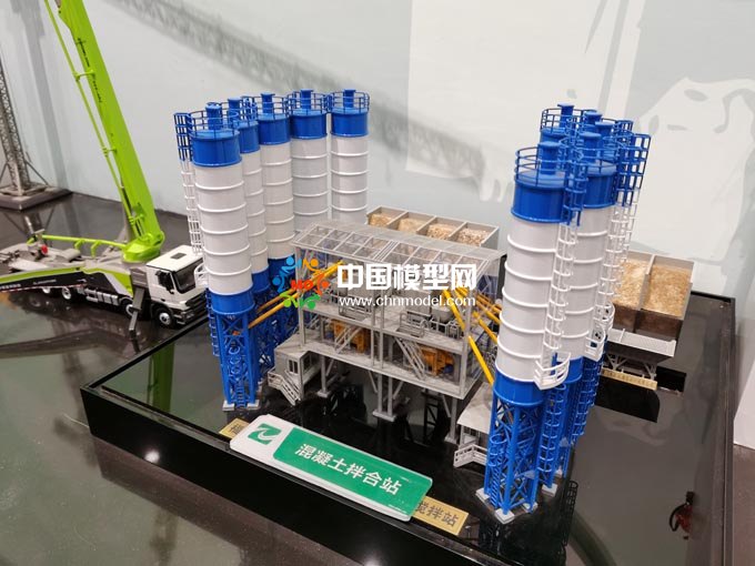 混凝土拌合站模型，混凝土攪拌站模型