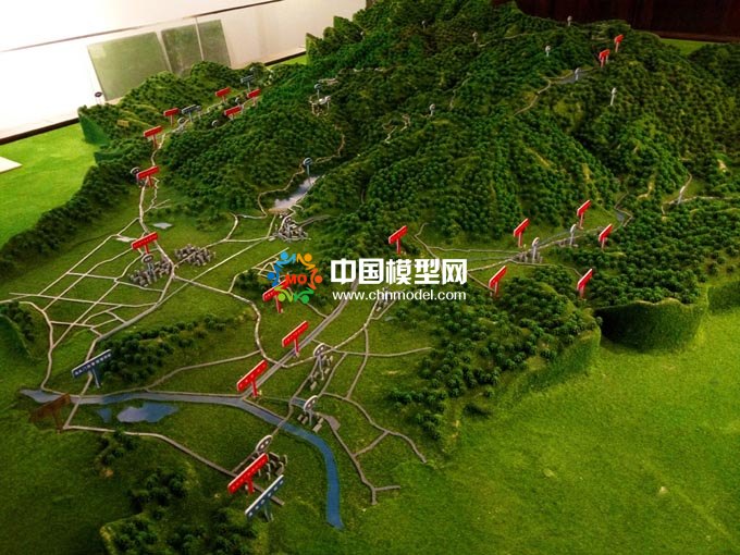 戰爭革命遺址沙盤模型