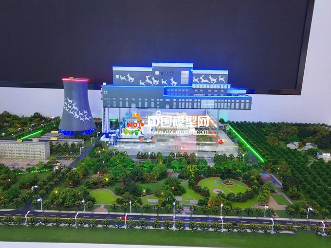 生活垃圾焚燒發電沙盤模型