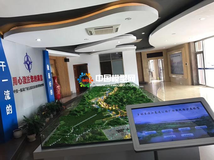 中交一航局高速公路沙盤模型