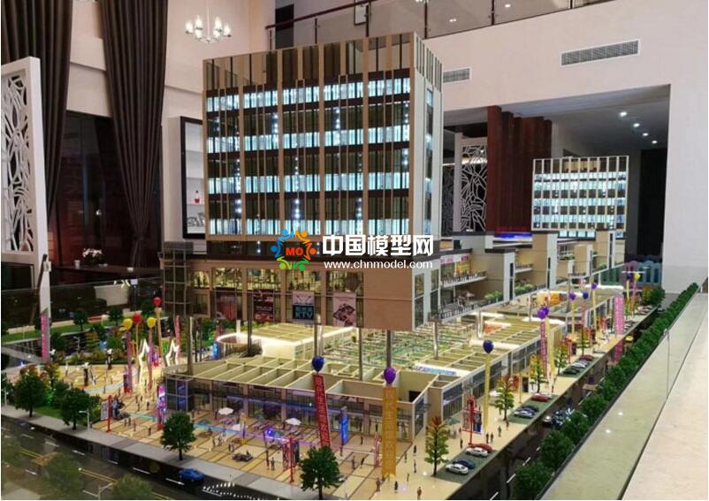 現代生活廣場沙盤模型