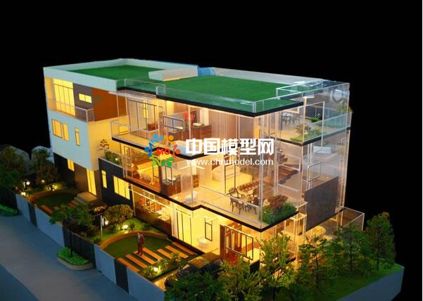 別墅模型風格各異，你能說出幾種