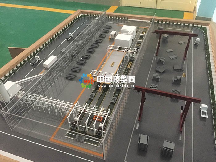 預(yù)制生產(chǎn)線(xiàn)沙盤(pán)模型                                            