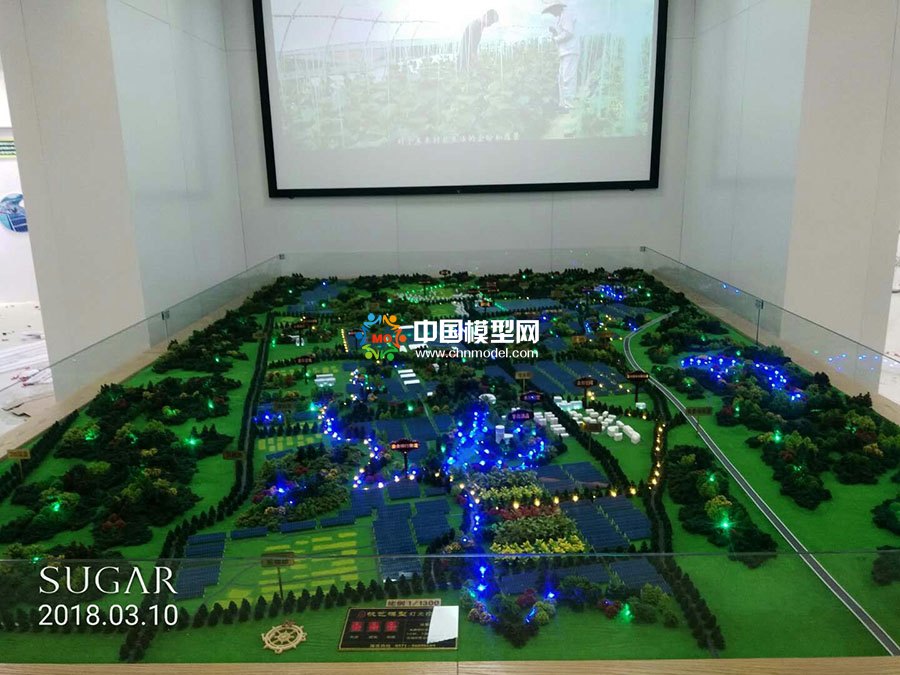 光伏產業園沙盤模型