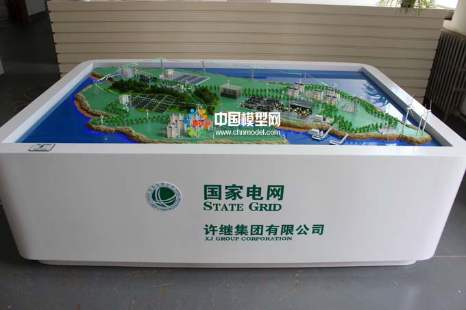 孤島自愈分布式能源系統沙盤模型