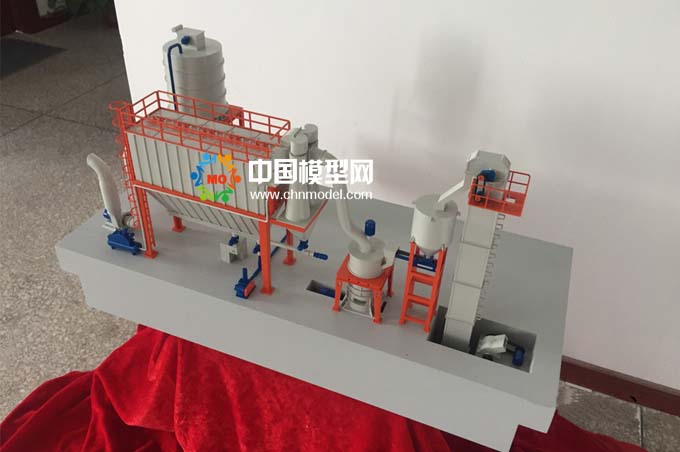 磨粉生產線模型