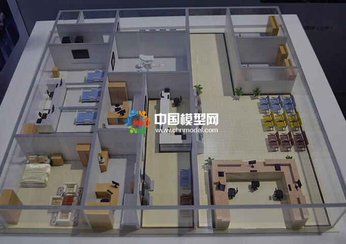 醫(yī)院功能區(qū)導(dǎo)視模型