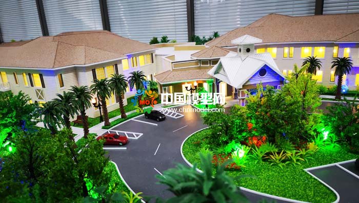 養老院沙盤模型