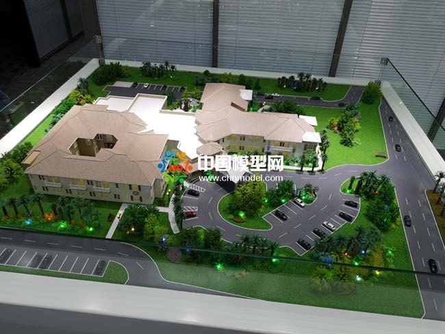 養老院沙盤模型