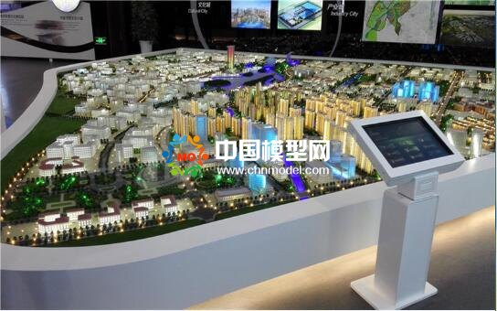 劃沙盤模型主要效果靠燈光烘托,區塊展示突出