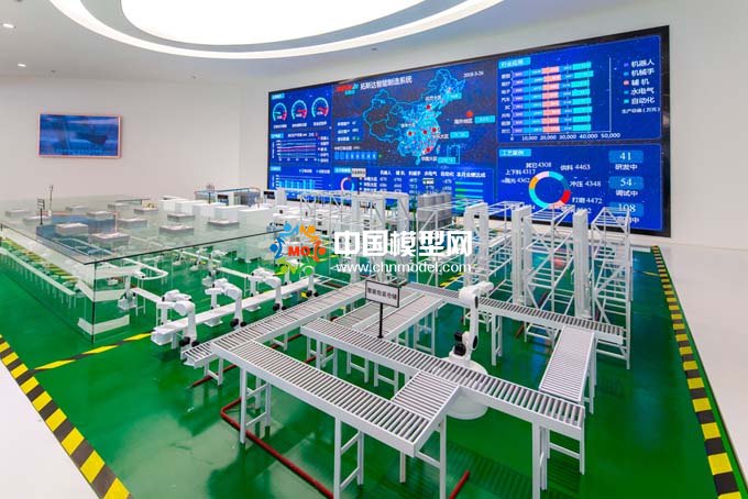 飲料灌裝生產線模型