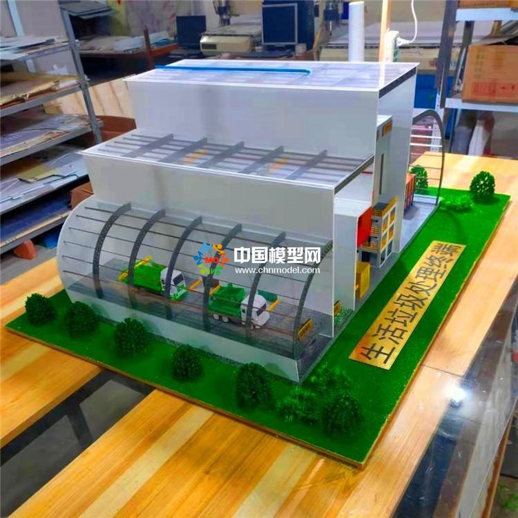 垃圾焚燒發電沙盤模型