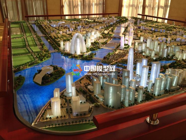 商務區沙盤模型